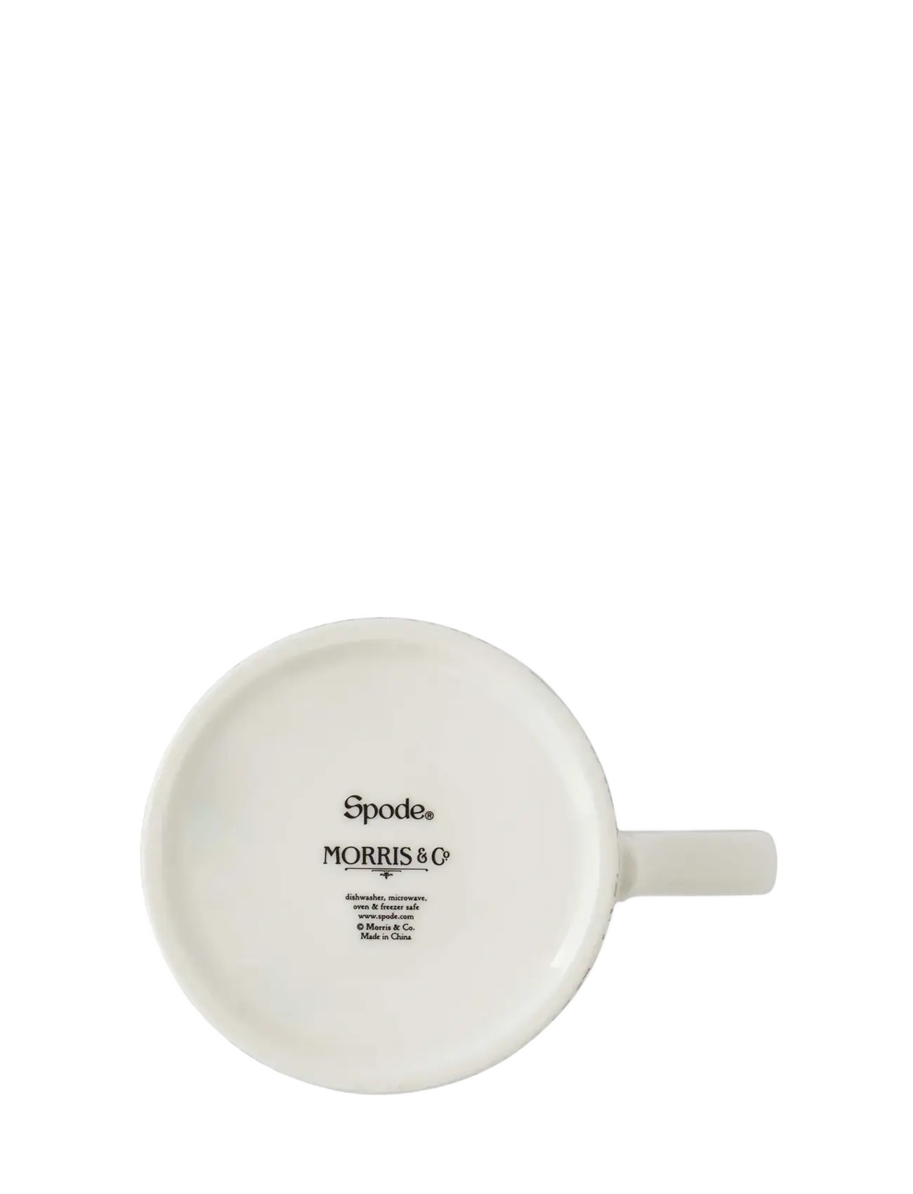 Morris & Co - Morris & Co Mug - Love is Enough,  Thyme / Parchment & China Blue - Set of 2 - tasses à thé - mixed - 3