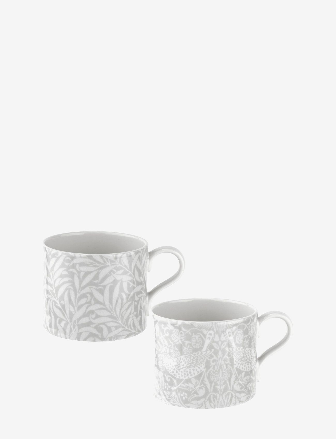 Morris & Co - Pure Morris Willow Bough 12fl.oz Mug Set of 2 - coffee cups - grey - 0