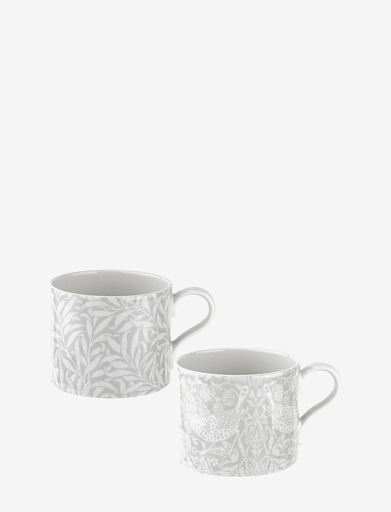 Morris & Co - Pure Morris Willow Bough 12fl.oz Mug Set of 2 - kohvitassid - grey - 1
