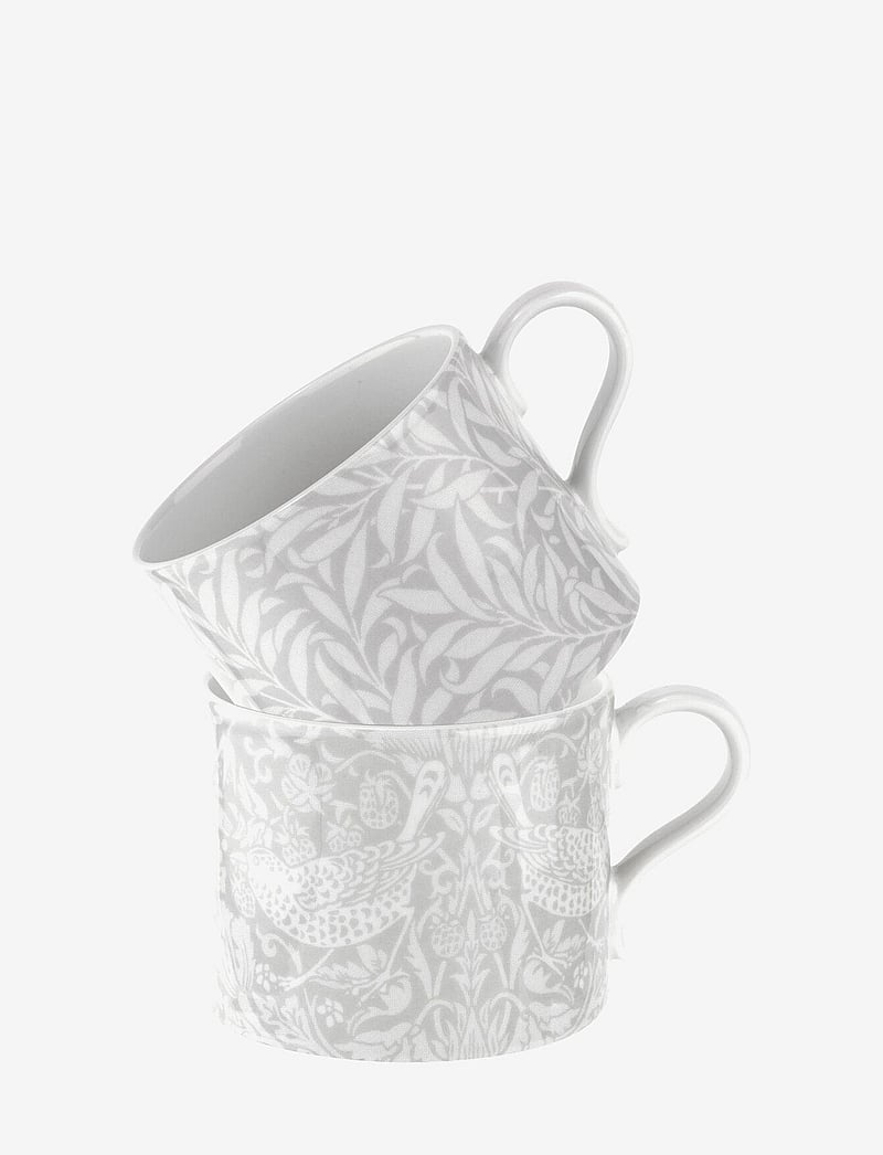 Morris & Co - Pure Morris Willow Bough 12fl.oz Mug Set of 2 - kohvitassid - grey - 2