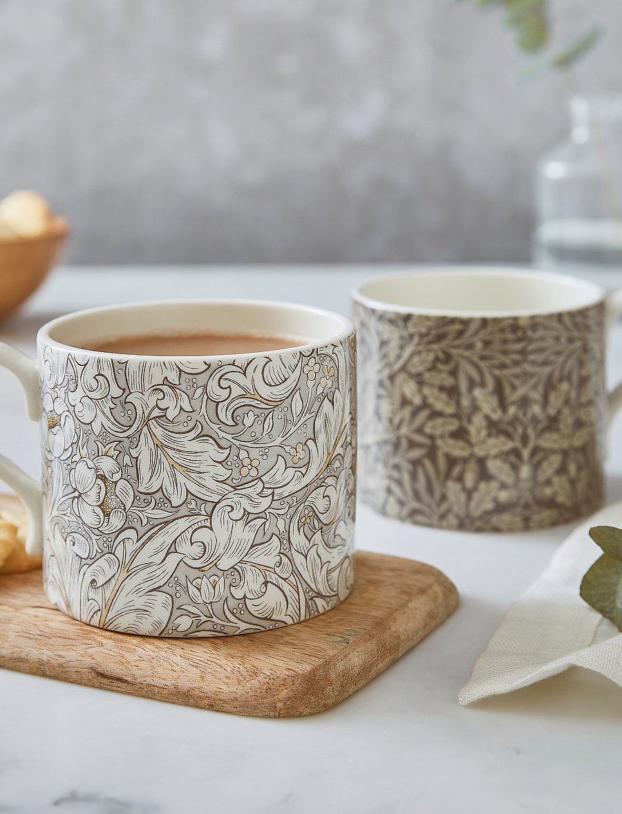 Morris & Co - Morris Bachelors & Acorn 12fl.oz Mug Set of 2 - kohvitassid - grey - 3