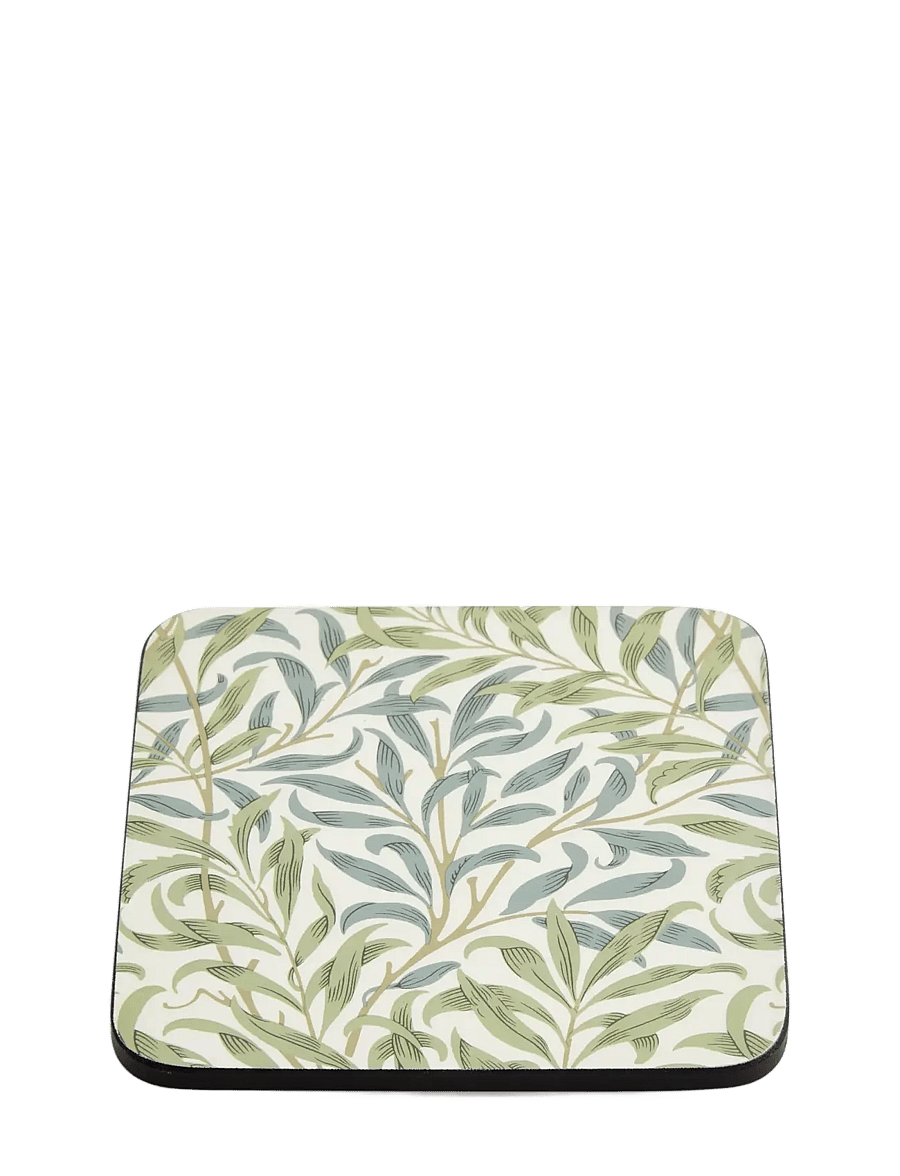 Morris & Co - Willow Bough Coasters - set of 6 - tassialused - green - 2