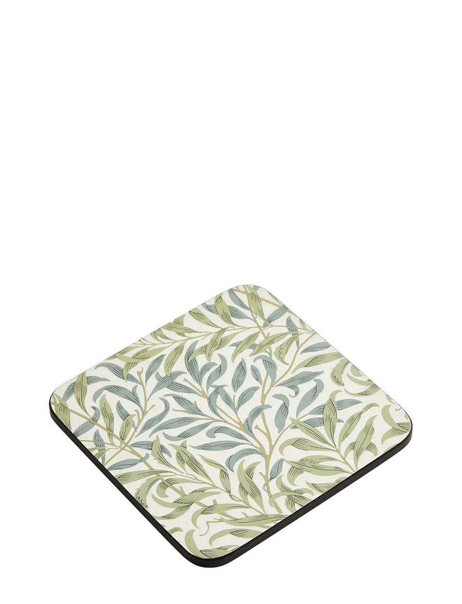 Morris & Co - Willow Bough Coasters - set of 6 - tassialused - green - 3