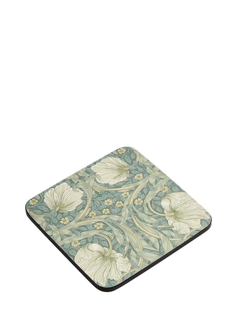 Morris & Co - Pimpernel Coasters - set of 6 - green - 1