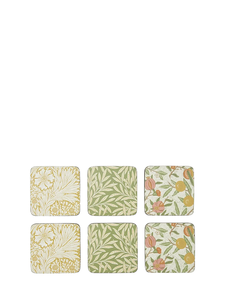 Morris & Co - Simply Mixed Coasters - set of 6 - glasuntersetzer - multi - 1