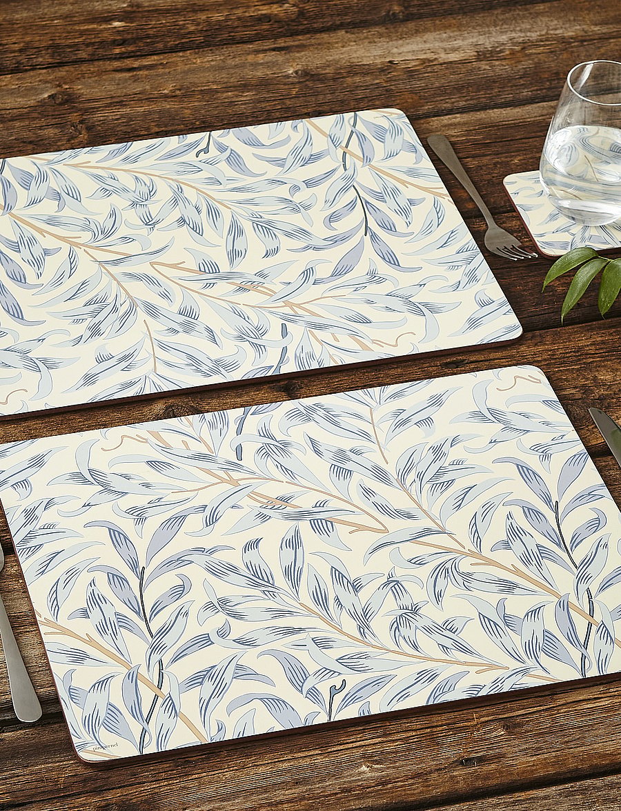 Morris & Co - Placemat Willow Bough 4-p - platzdeckchen - blue - 0