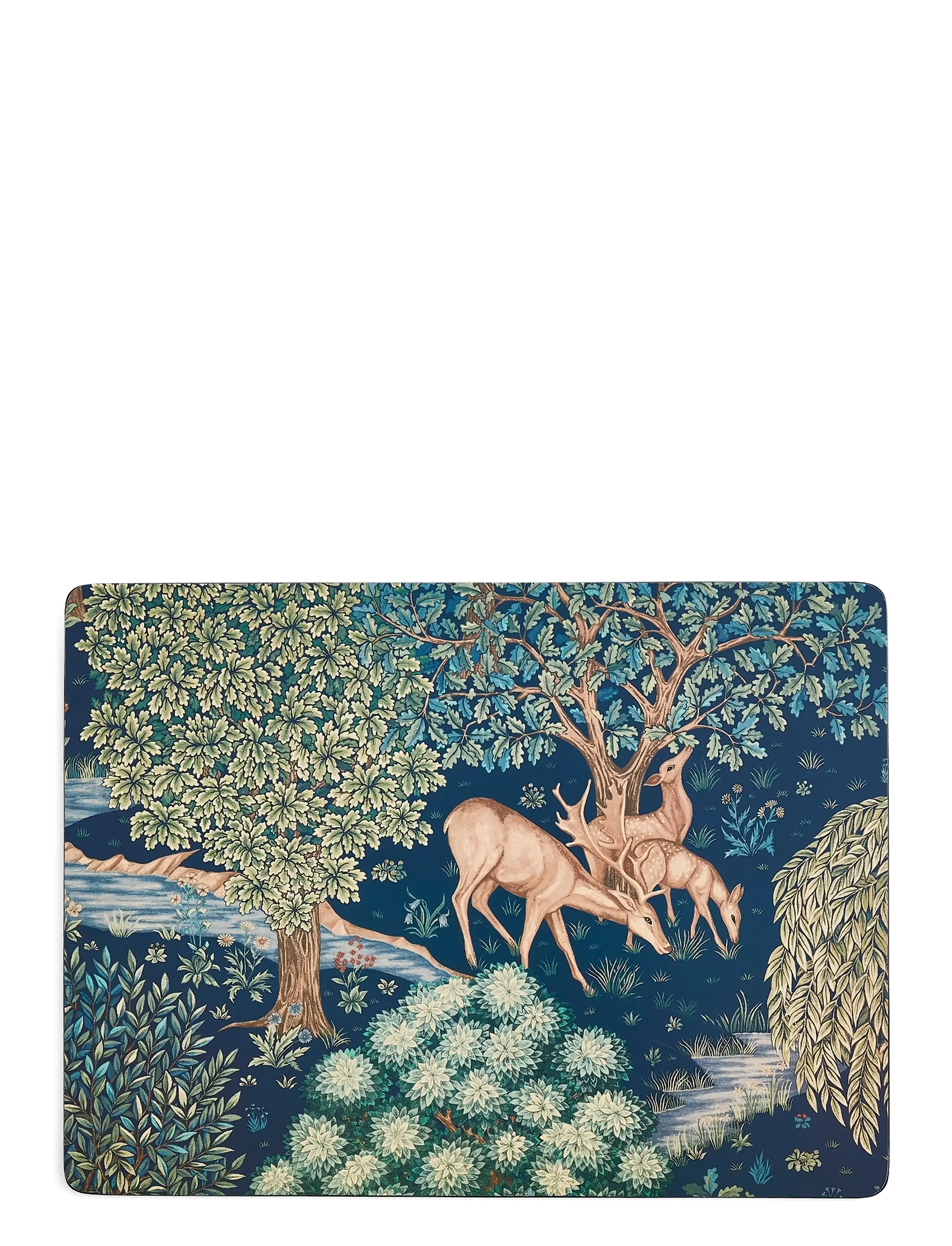 Morris & Co - Placemat Wightwick 4-p - glasuntersetzer - green - 2