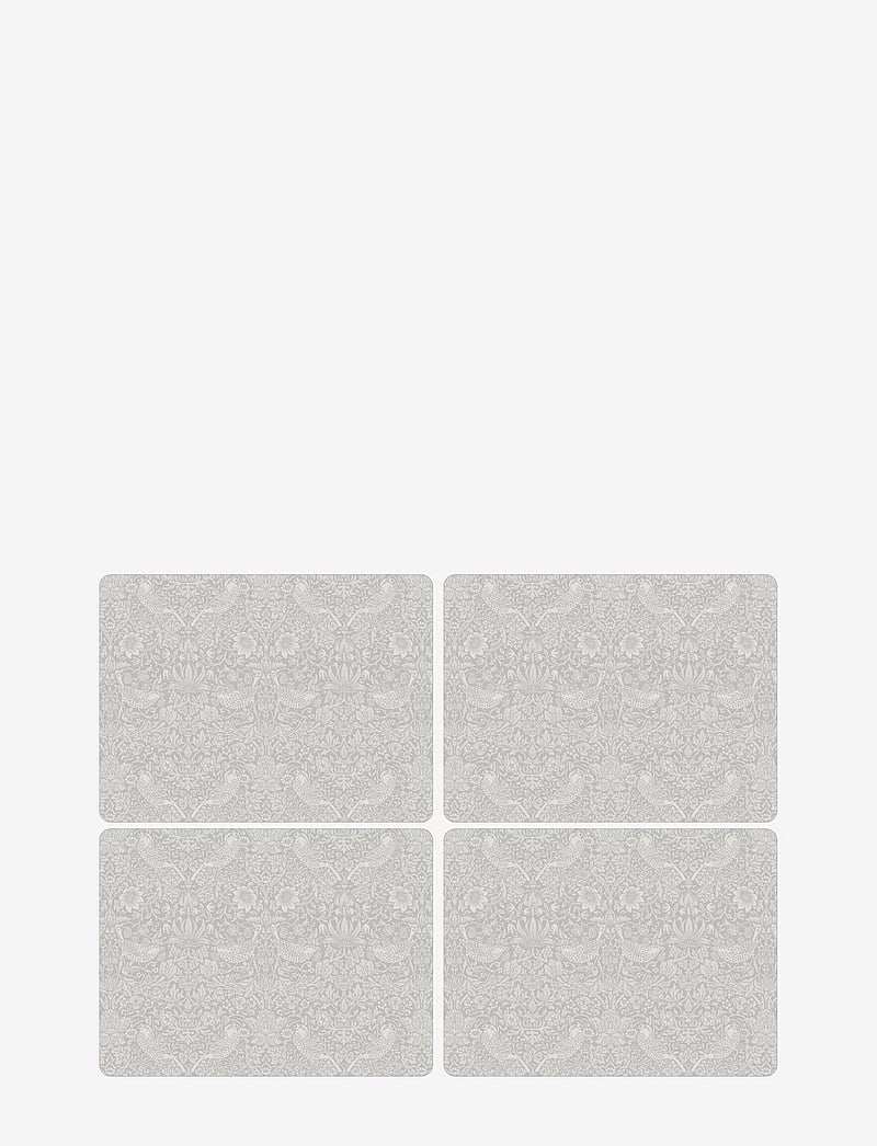 Morris & Co - Placemat Strawberry Thief 4-p - nach preis einkaufen - grey - 0