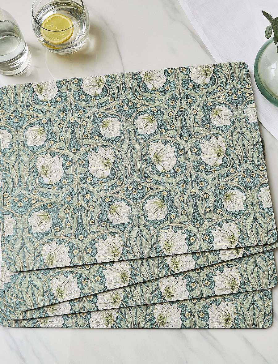 Morris & Co - Morris & Co Placemats 4-pack - taldrikualused - pimperneel - 4