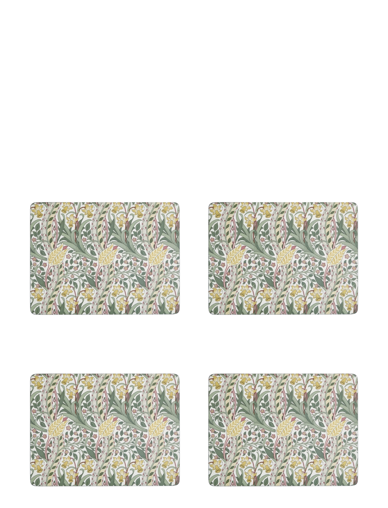 MORRIS & CO Morris & Co Placemats 4-Pack Grün - 40.1X29.8CM - Unisex