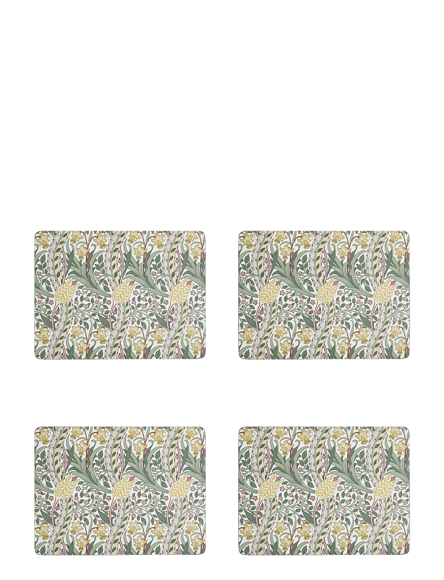 Morris & Co - Morris & Co Placemats 4-pack - taldrikualused - daffodil - 0