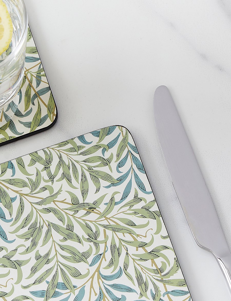 Morris & Co - Morris & Co Placemats 4-pack - platzdeckchen - willow bough blue/green - 3