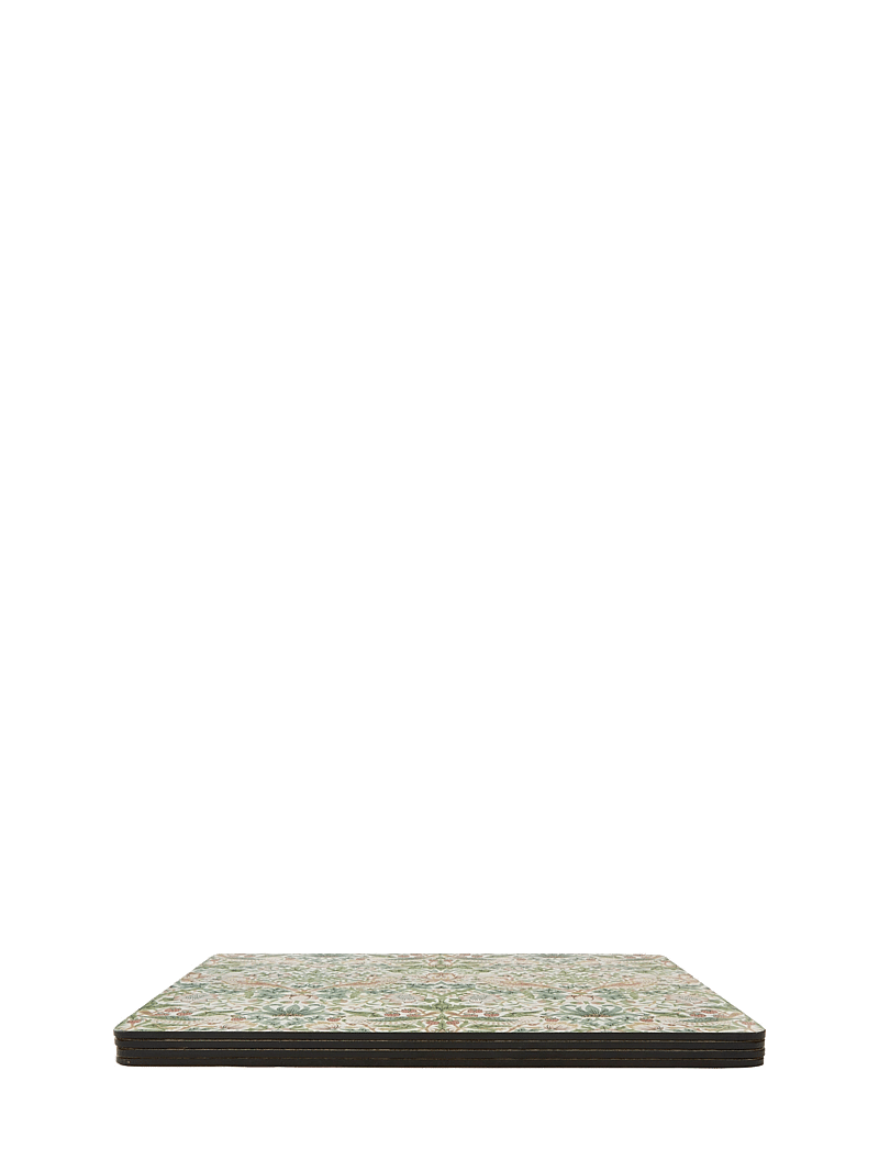 Morris & Co - Strawberry Thief Large Placemats - set of 4 - taldrikualused - green - 1