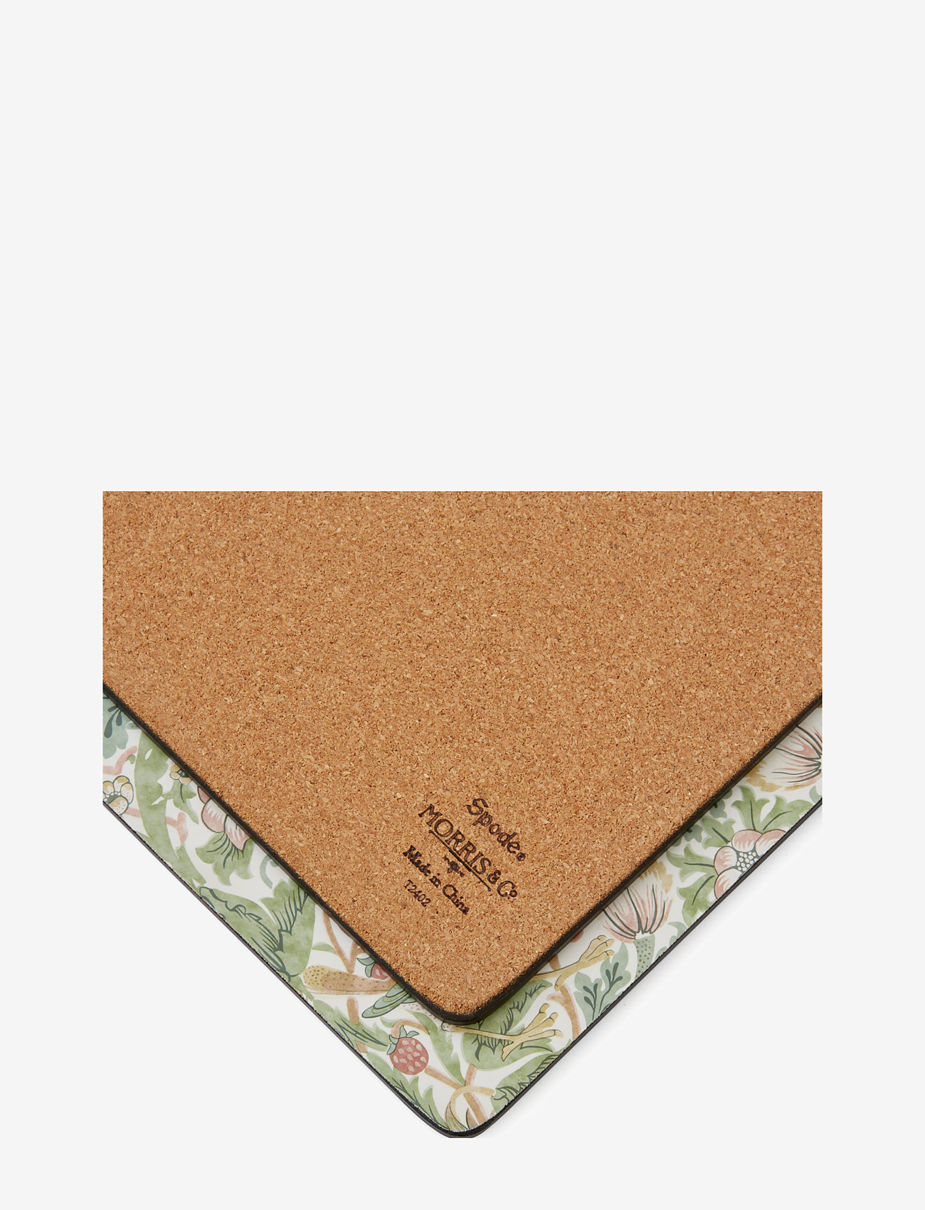 Morris & Co - Strawberry Thief  Large Placemats - set of 4 - placemats - green - 2