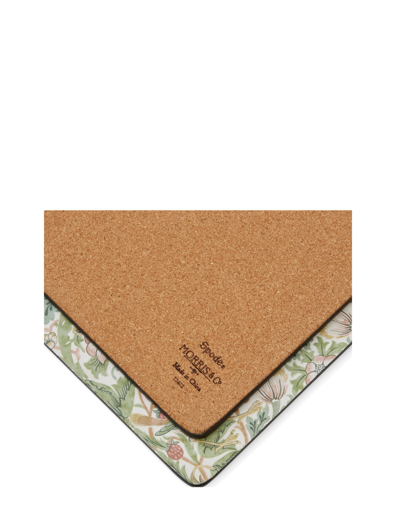 Morris & Co - Strawberry Thief  Large Placemats - set of 4 - diskamottur - green - 3