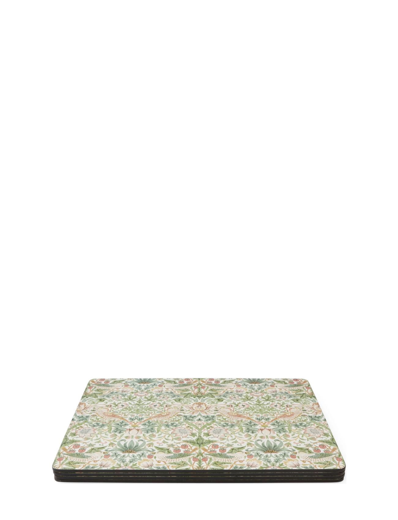 Morris & Co - Strawberry Thief  Large Placemats - set of 4 - diskamottur - green - 4