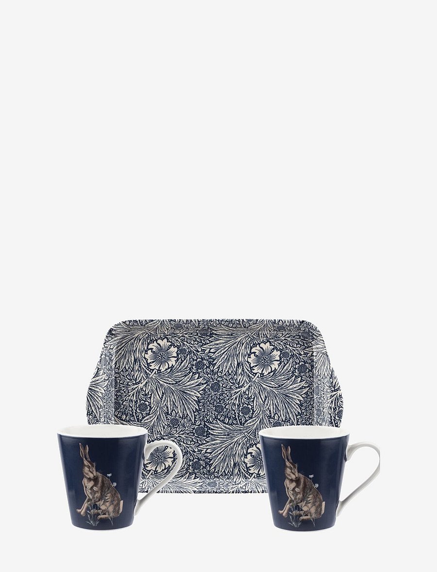 Morris & Co - Wightwick Mug & Tray Set - die niedrigsten preise - blue - 0