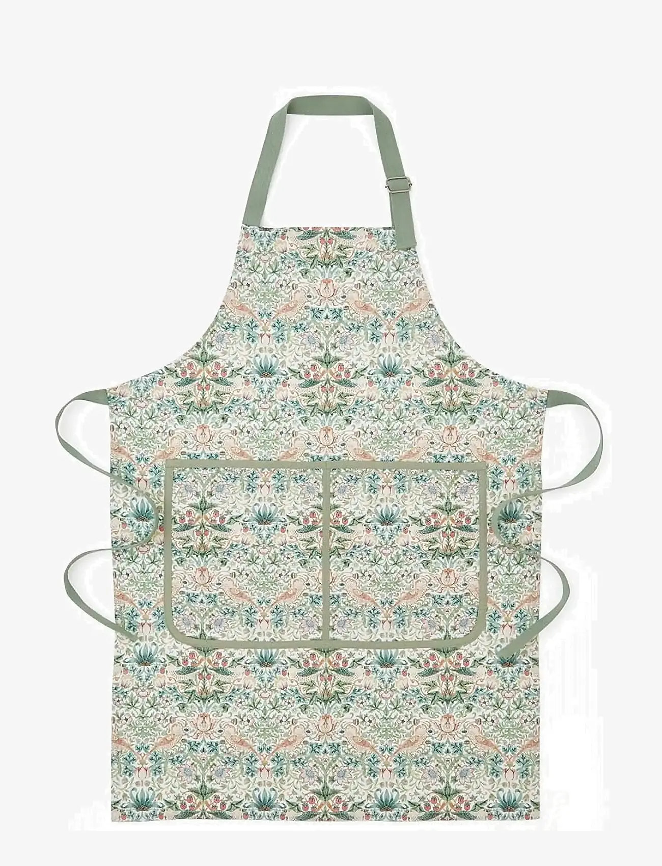 Morris & Co - Morris & Co Strawberry Thief Cotton Apron - põlled - cochineal  willow - 0