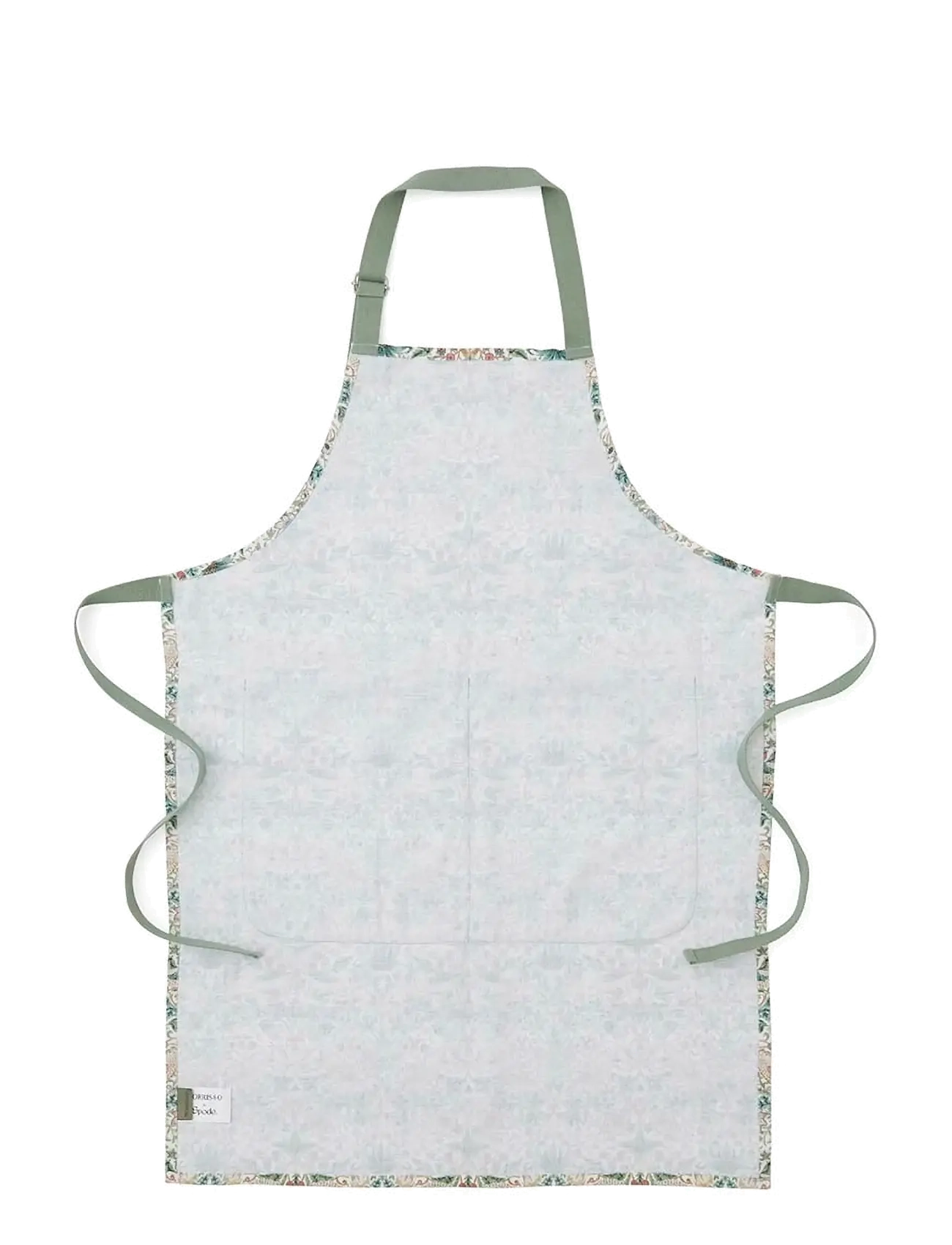 Morris & Co - Morris & Co Strawberry Thief Cotton Apron - schürzen - cochineal  willow - 2