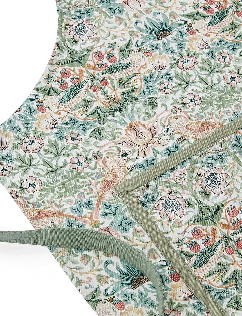 Morris & Co - Morris & Co Strawberry Thief Cotton Apron - põlled - cochineal willow - 4