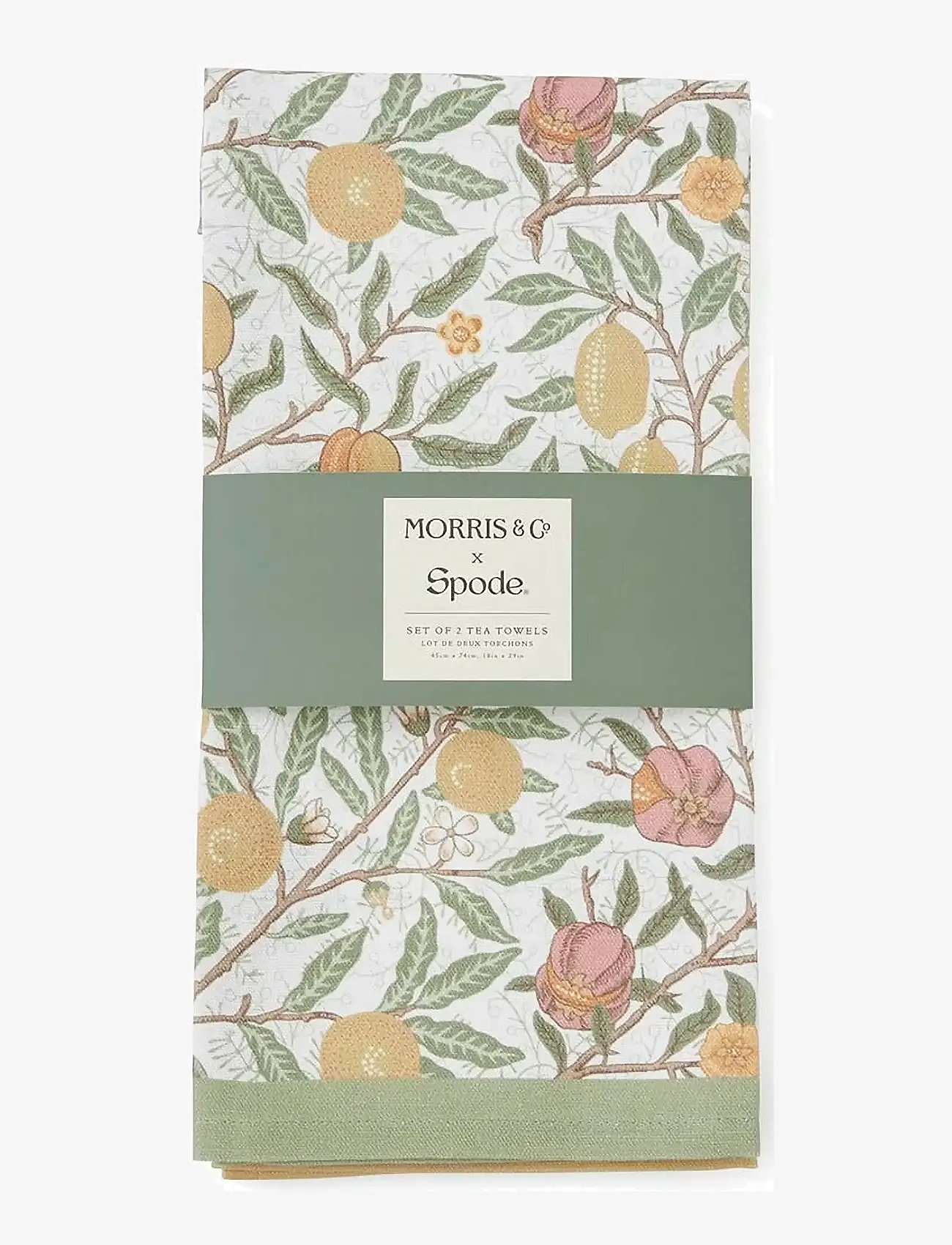 Morris & Co - Morris & Co kökshanddukar, Fruits & Marigold – Set om 2 - köp efter pris - multi - 2