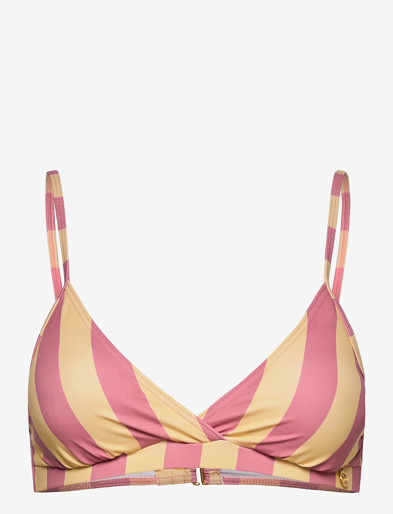 Morris Lady - Joelle Stripe Bikini Top - yellow - 0