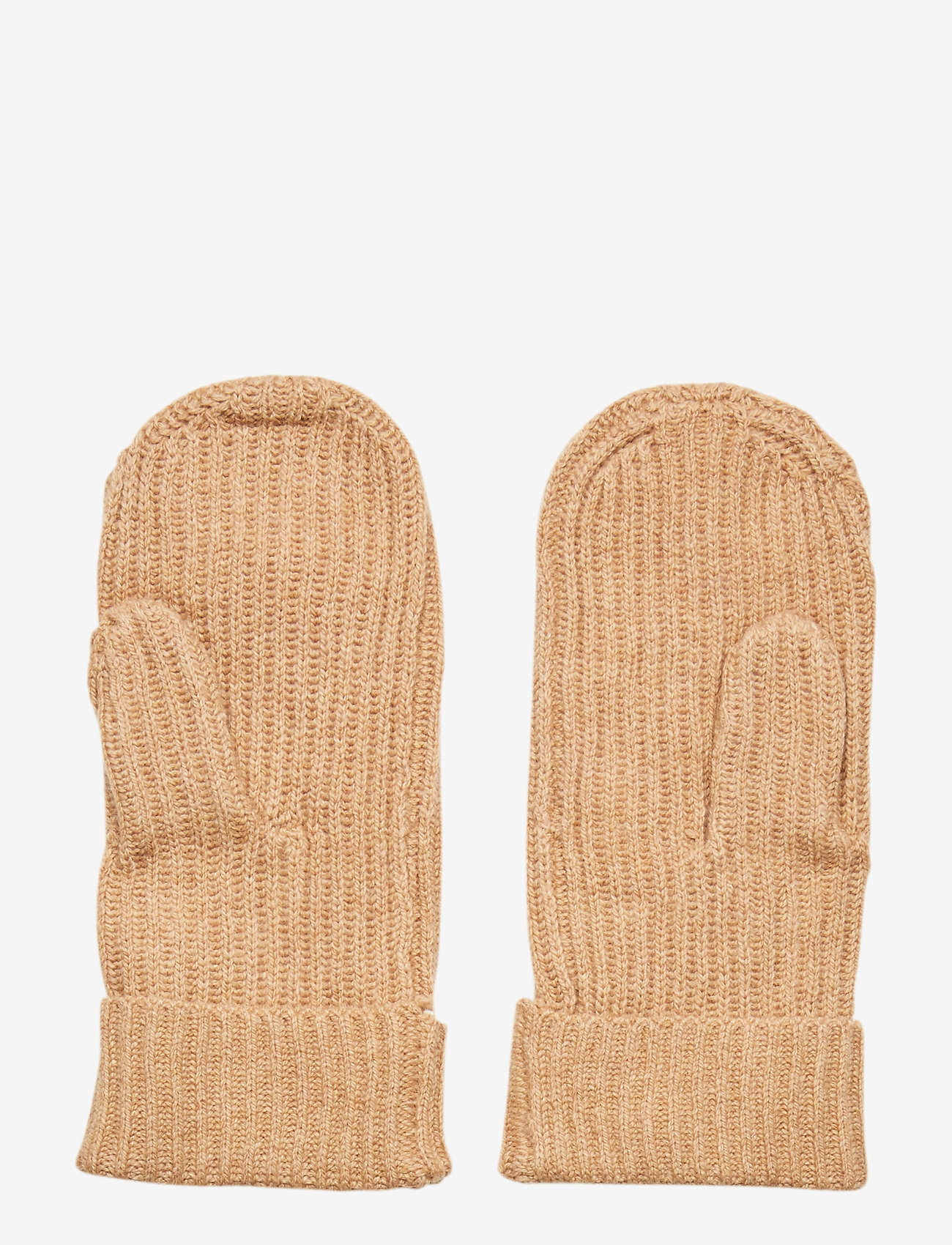 Morris Lady - Aubrey Ribbed Mittens - camel - 1
