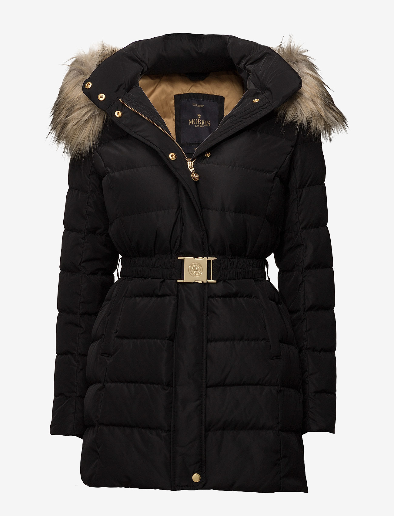 Morris Lady - Montparnasse Fauxfur Down Coat - black - 0