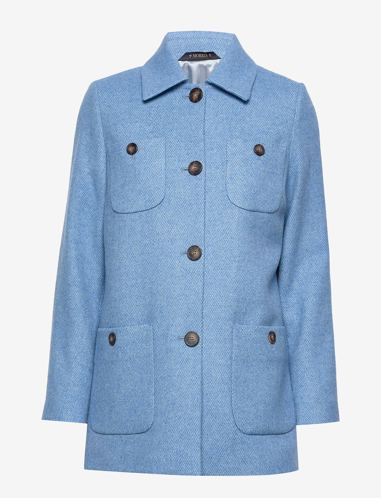Morris Lady - Marea Herringbone Coat - blue - 0