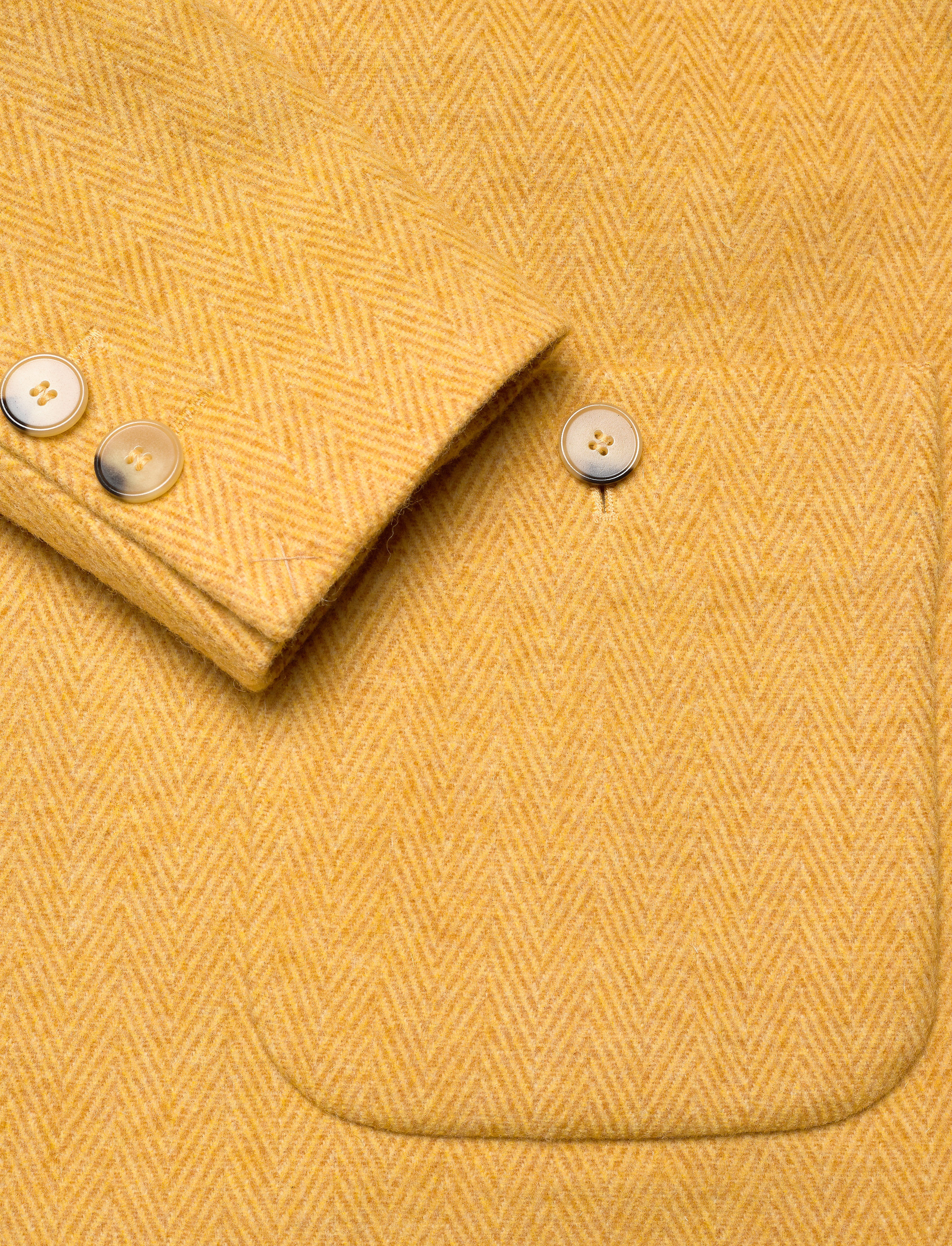 Morris Lady - Marea Herringbone Coat - yellow - 3