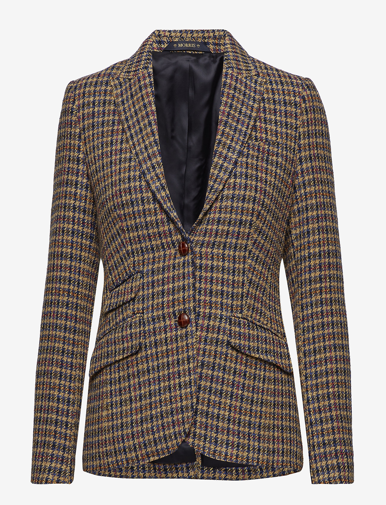 Morris Lady - Deauville Checked Blazer - navy - 0
