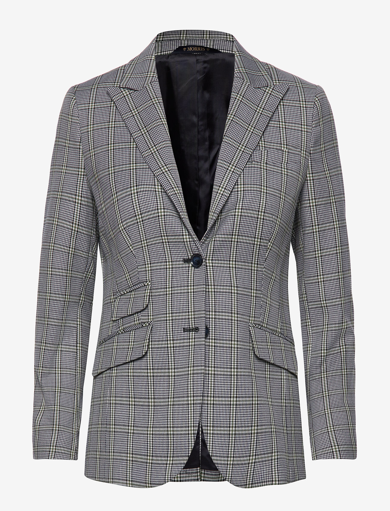 Delores Checked Blazer - NAVY