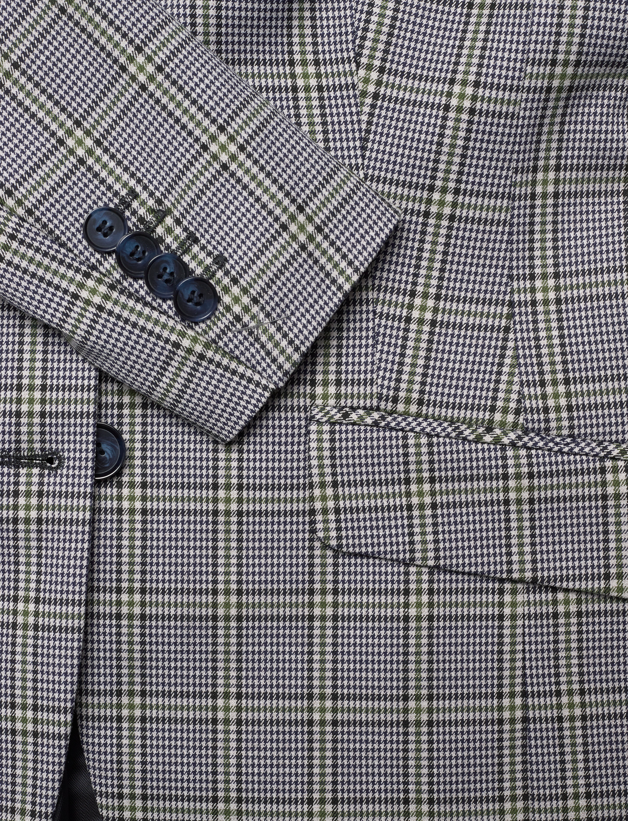 Morris Lady - Delores Checked Blazer - navy - 3