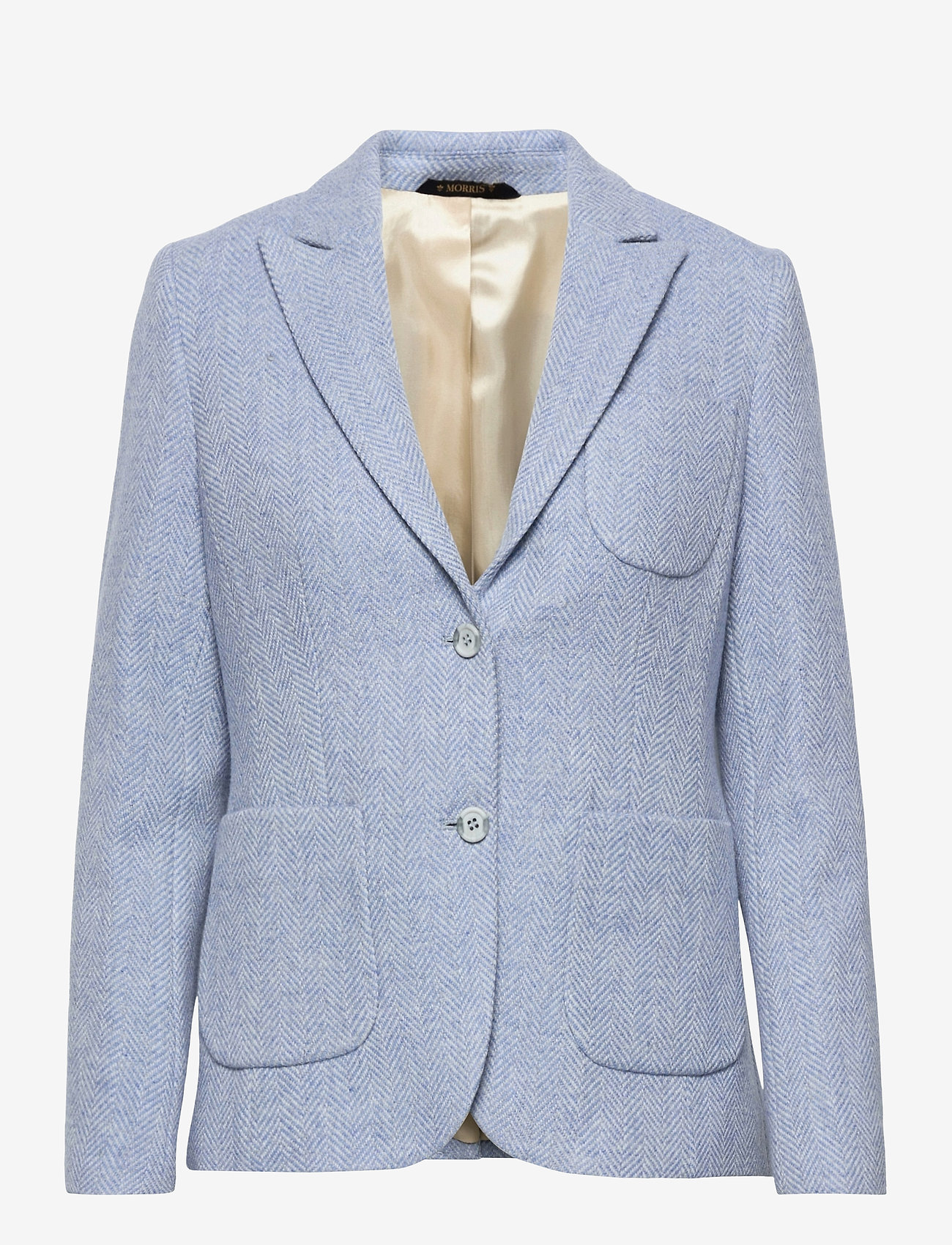 Morris Lady - Delores Herringbone Blazer - light blue - 0