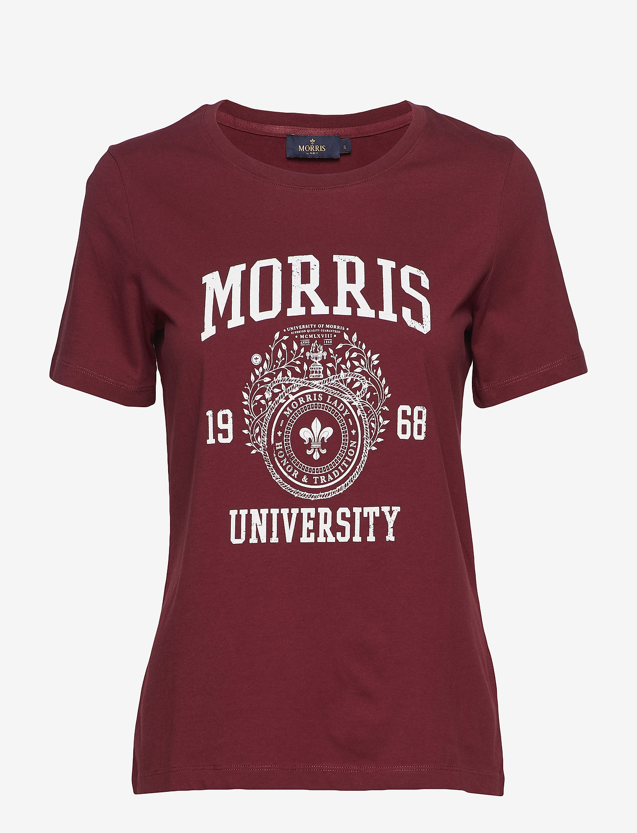 Lady Ivy Tee - WINE RED