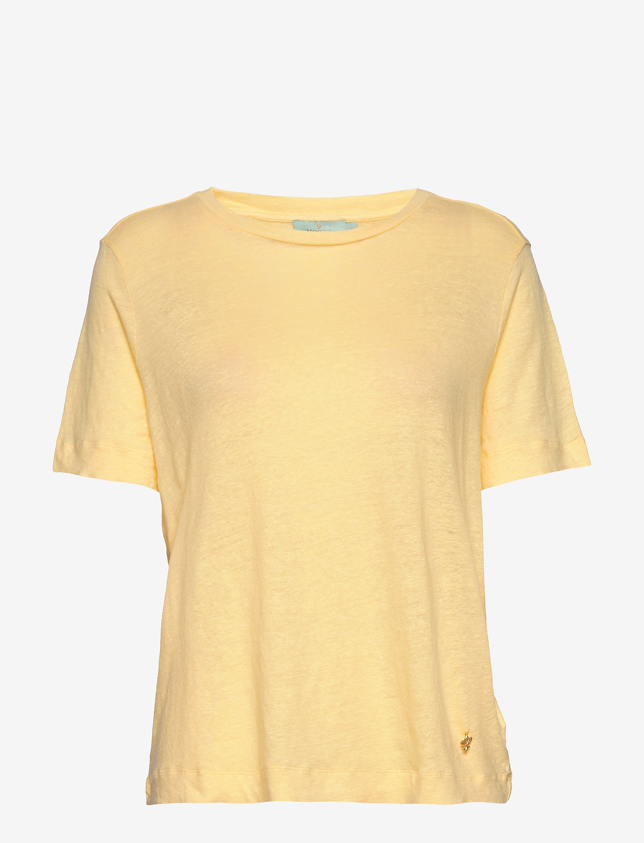 Morris Lady - Gisella Linen Tee - yellow - 0