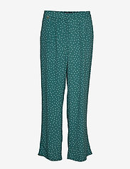 Morris Lady - Valérie Trousers - bikses ar platām starām - green - 0