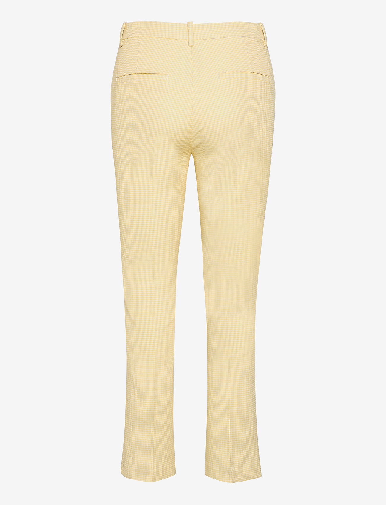 Morris Lady - Anais Checked Trousers - kvinnor - yellow - 1