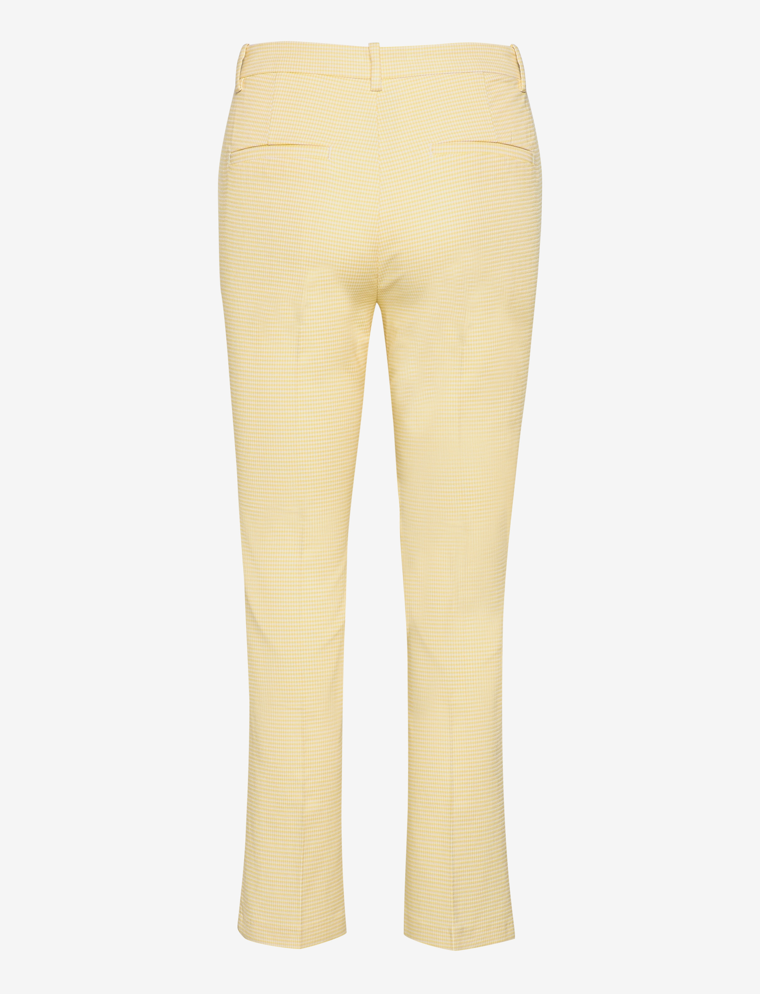 Morris Lady - Anais Checked Trousers - kvinder - yellow - 1