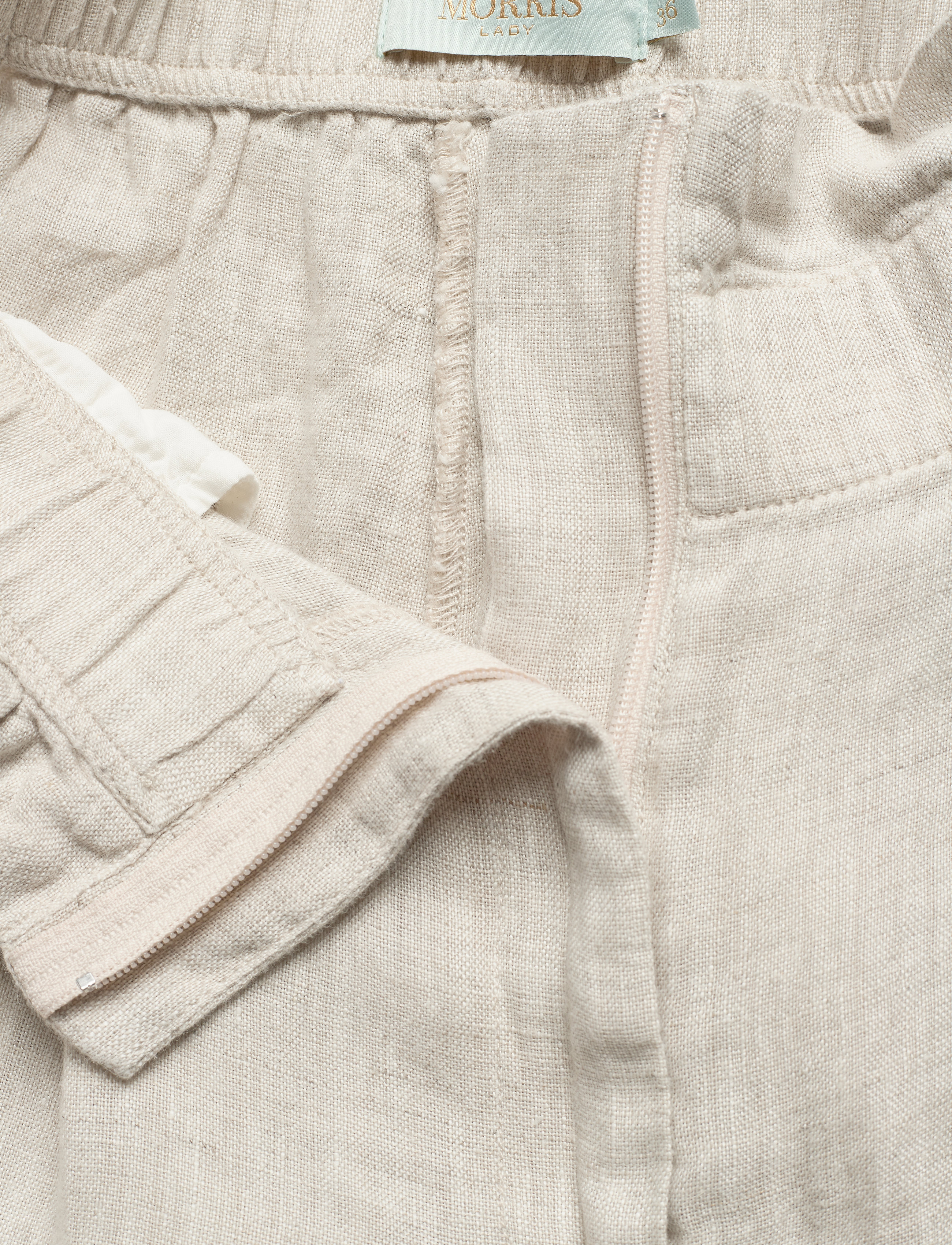 Morris Lady - Elsa Linen Trousers - khaki - 3