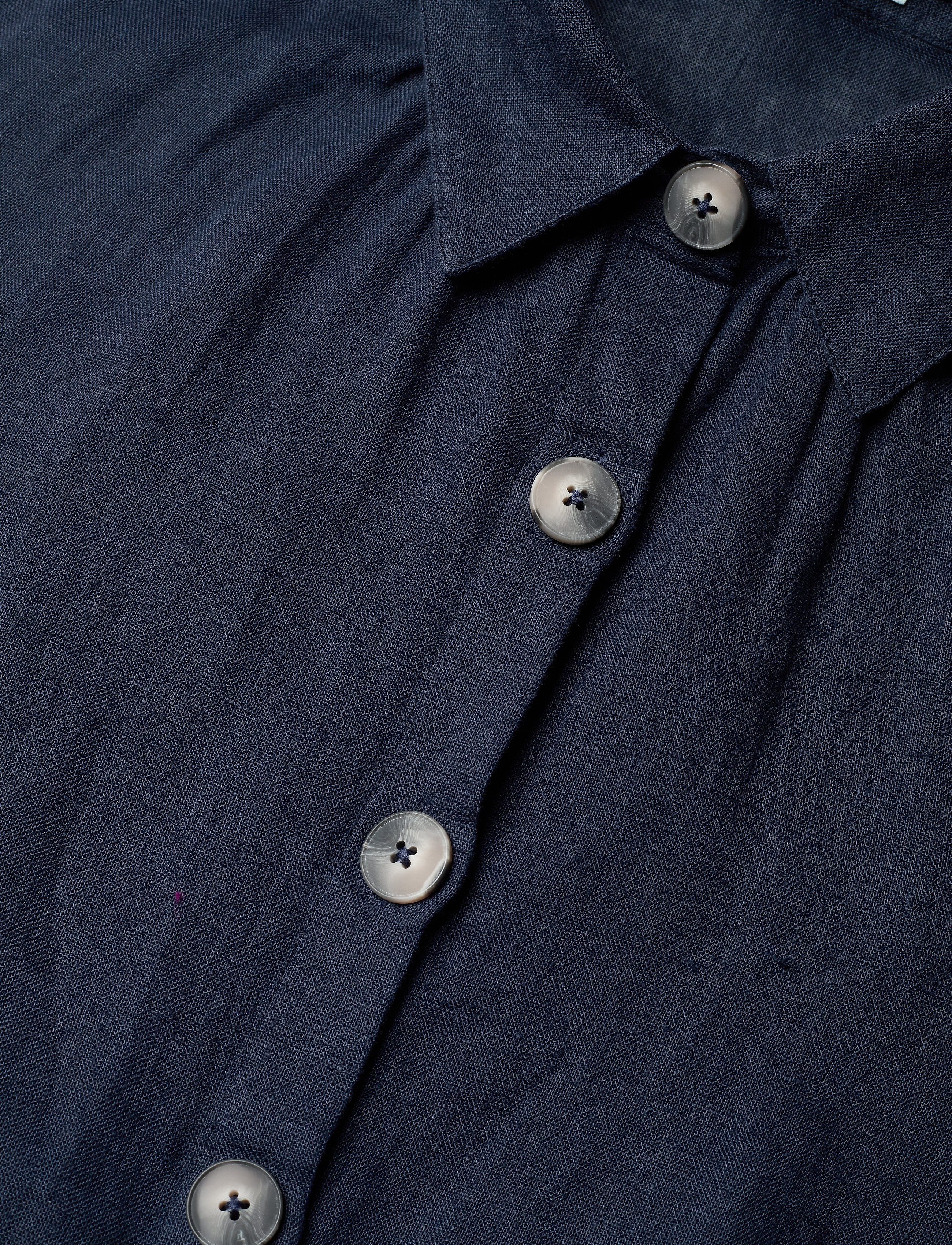 Morris Lady - Hanna Linen Dress - blue - 3