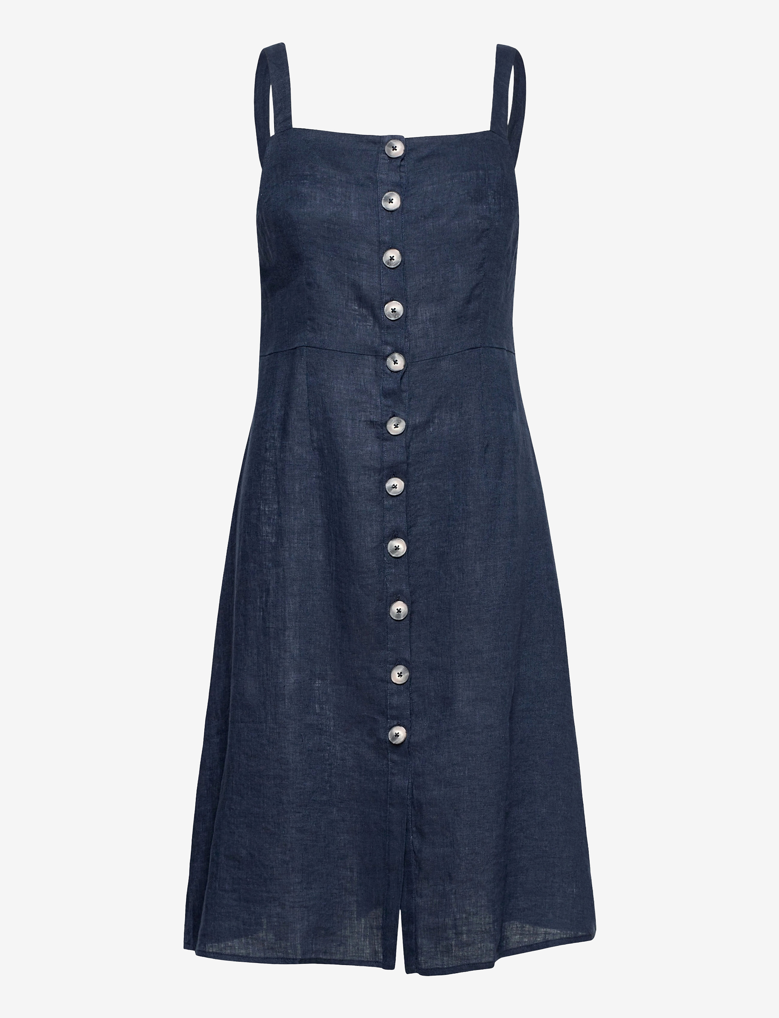Morris Lady - Nathalie Linen Dress - blue - 0