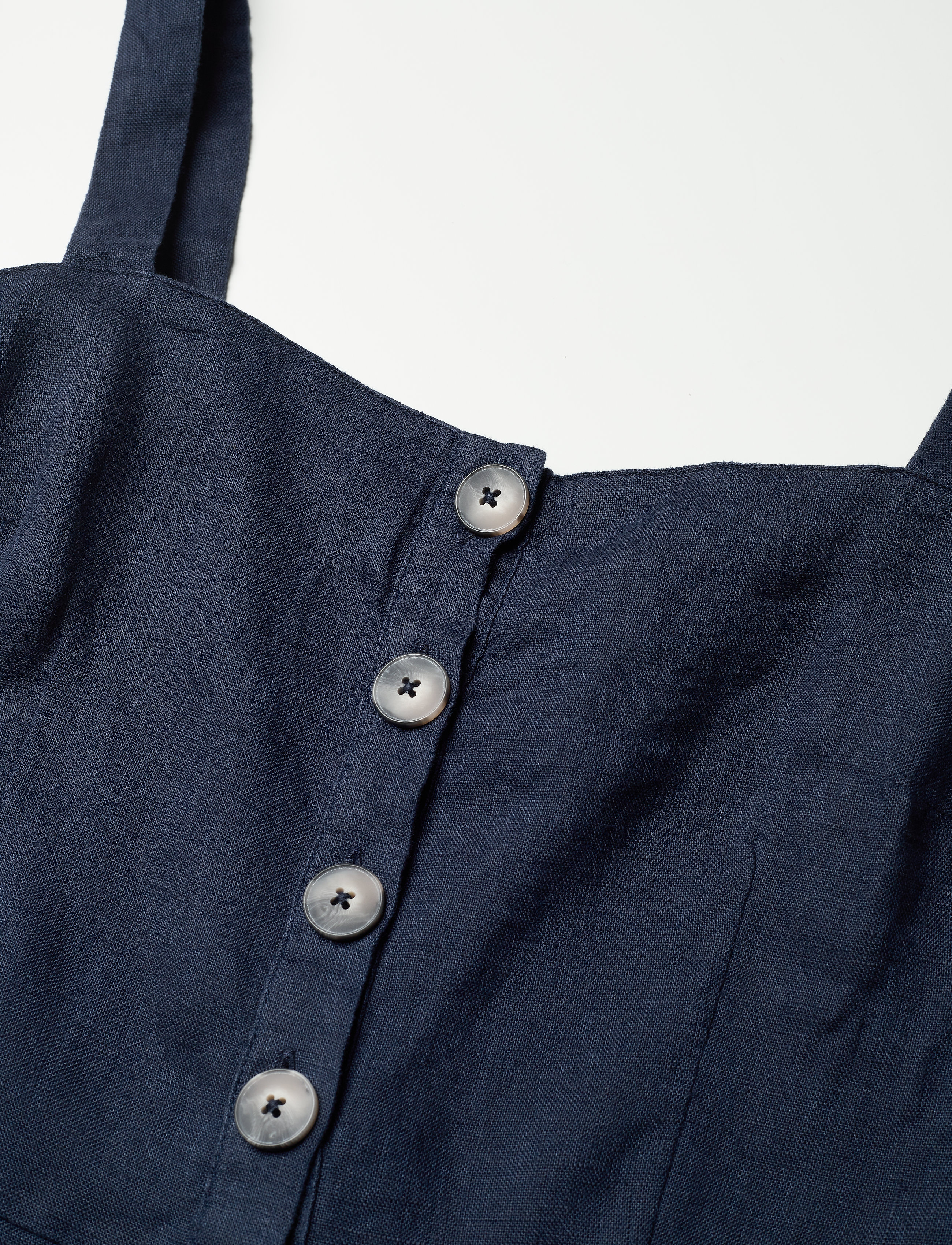 Morris Lady - Nathalie Linen Dress - blue - 2