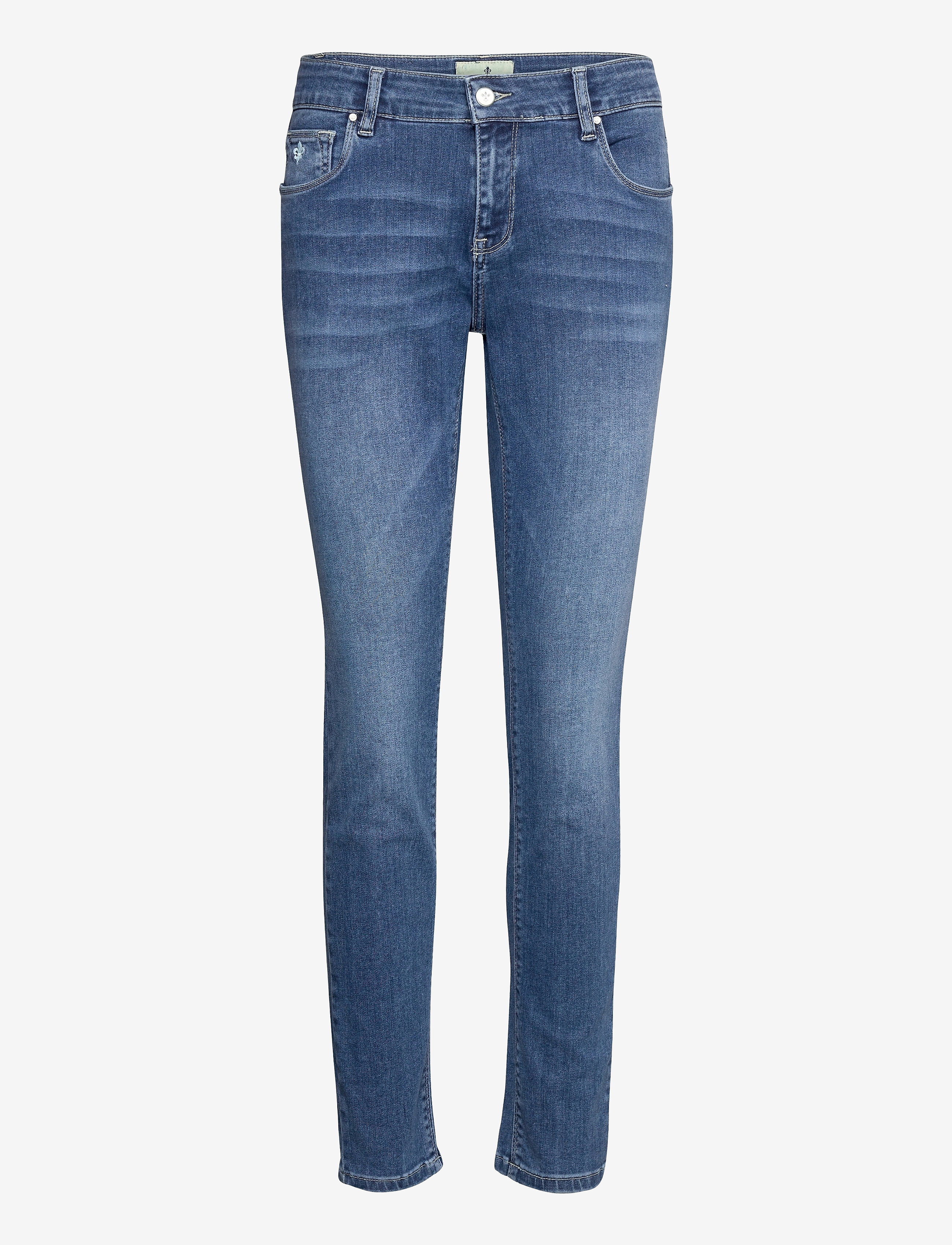 Morris Lady Monroe Satin Jeans - Tøj - BLUE / blue
