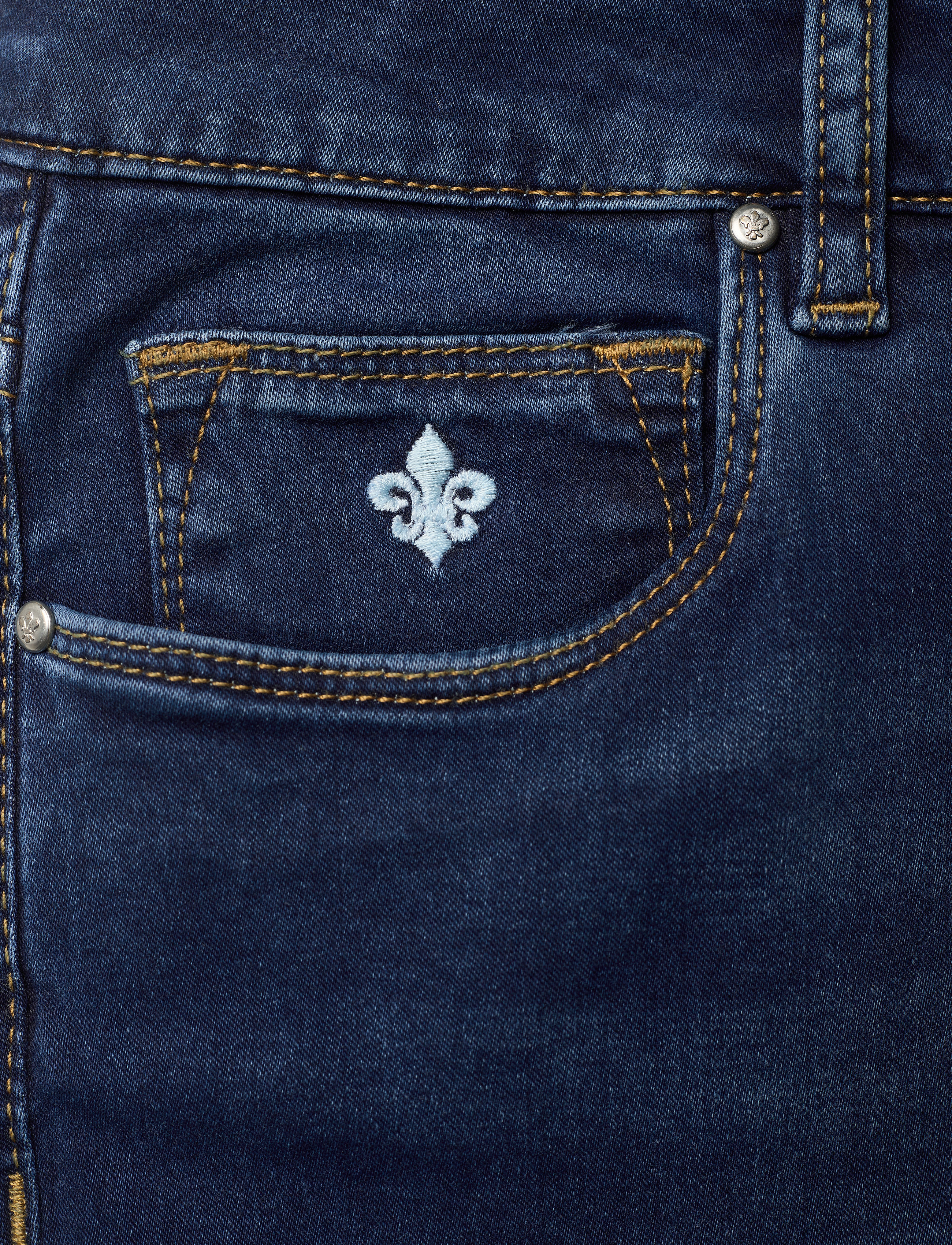 Morris Lady - Monroe Satin Jeans - skinny jeans - blue - 2