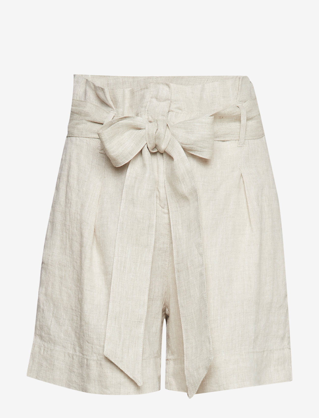 Elba Linen Shorts - KHAKI