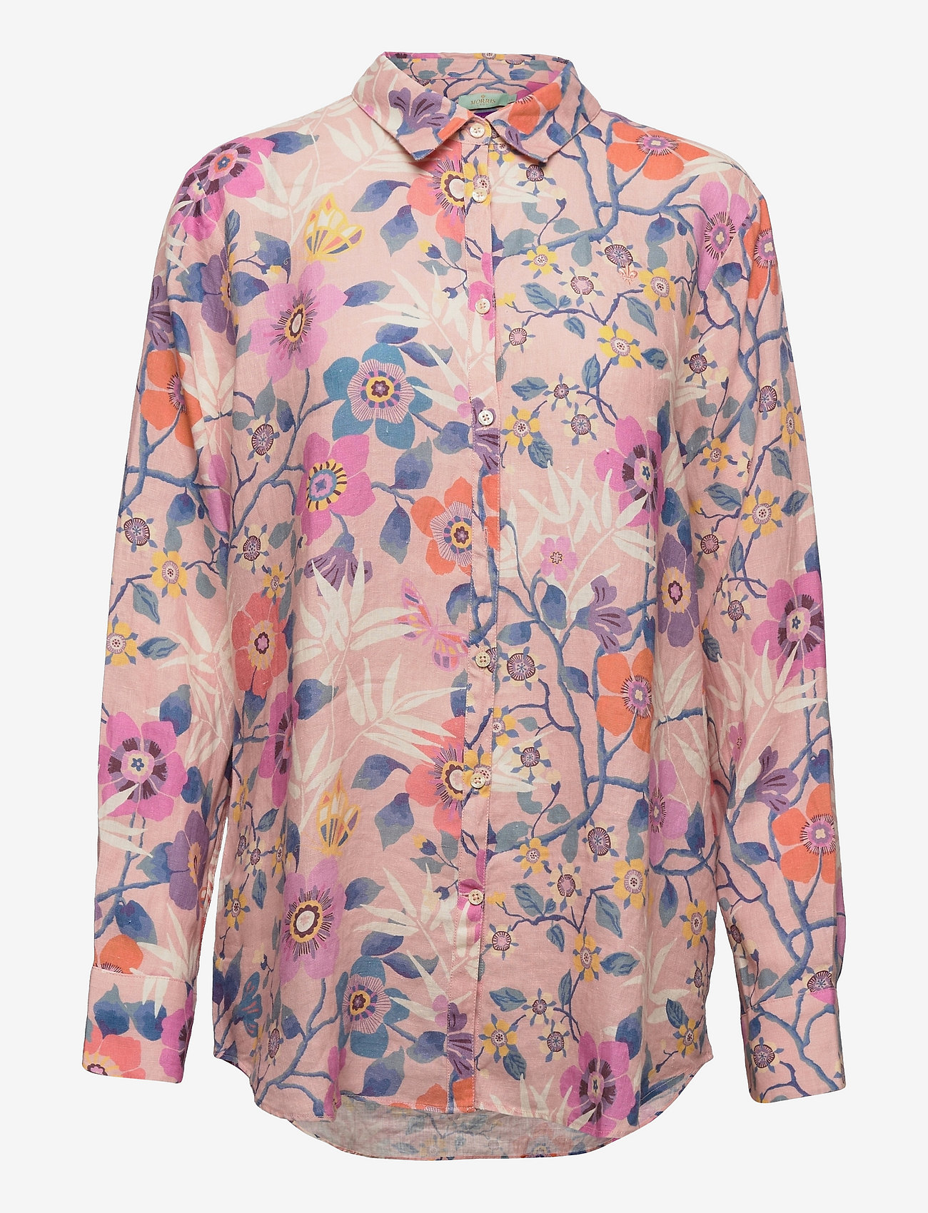 Morris Lady - Kirsten Linen Liberty Shirt - pink - 0