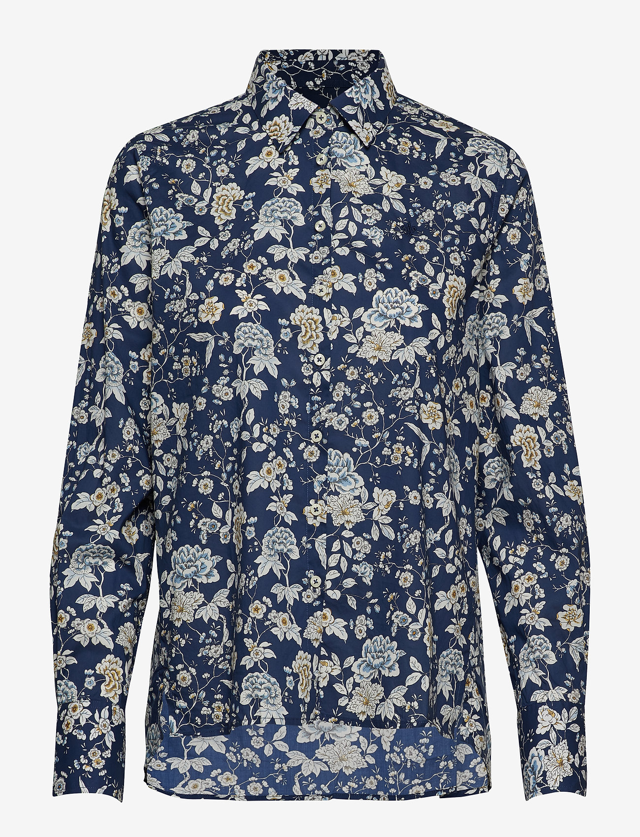 Morris Lady - Adéle Liberty Fleur Shirt - blue - 0