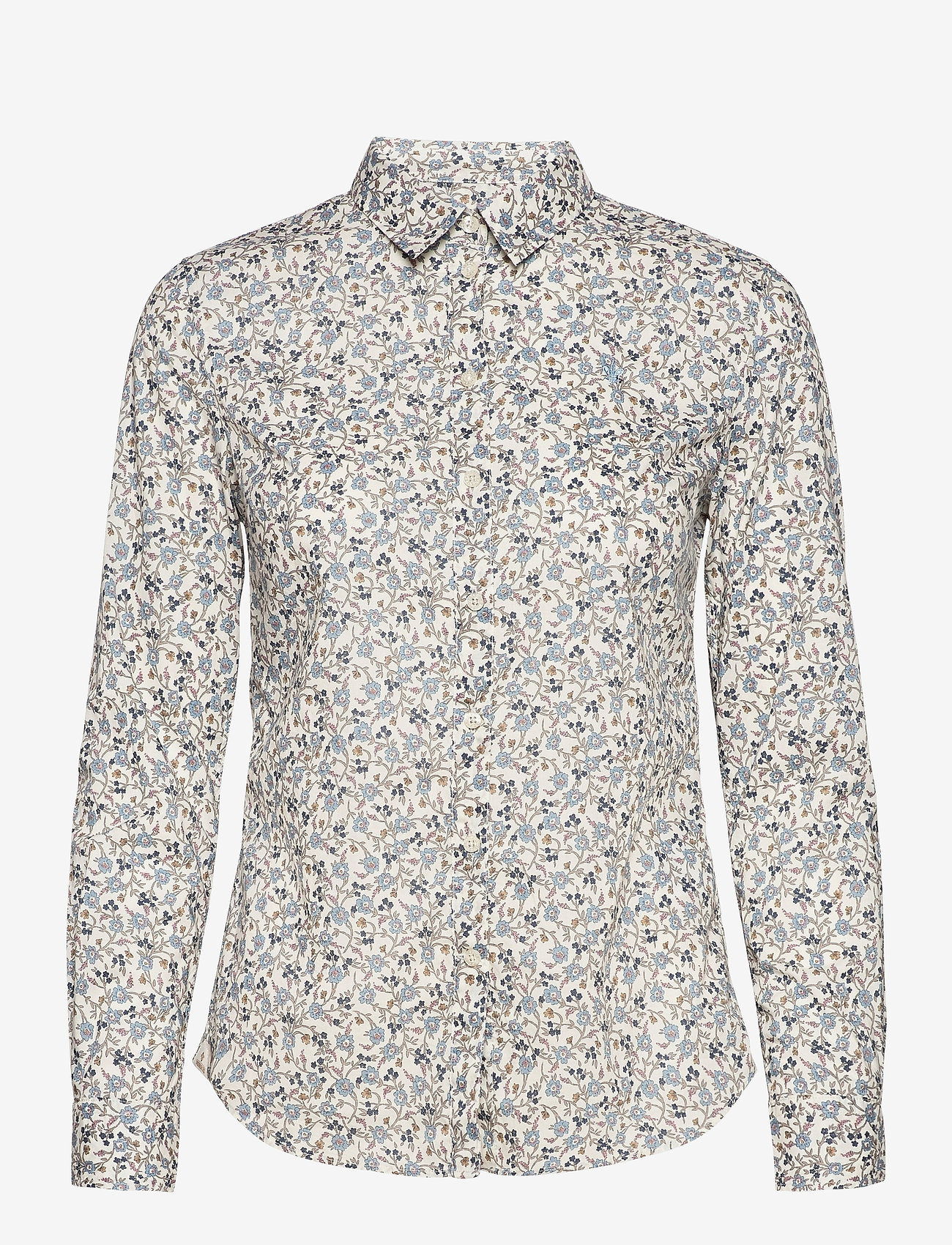 Morris Lady - Lily Liberty Petit Fleur Shirt - light blue - 0
