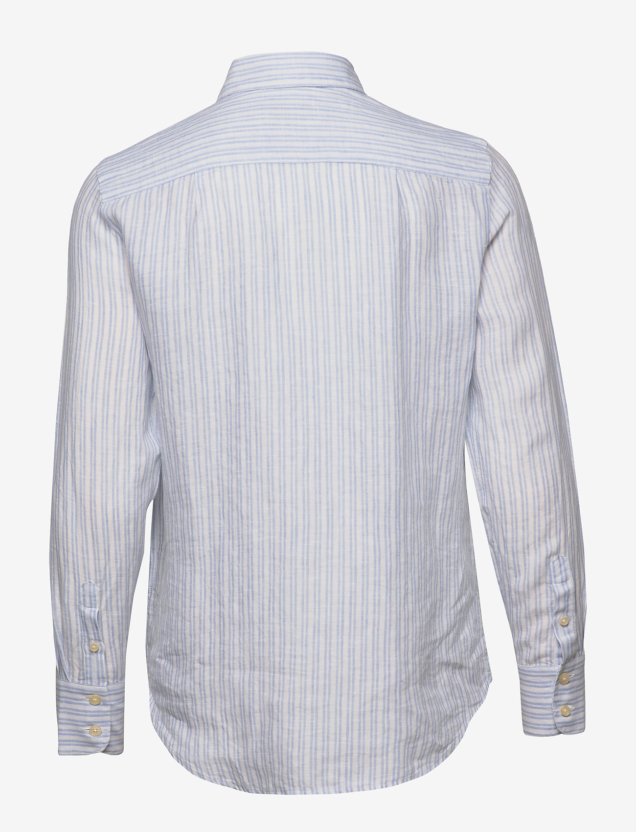 Morris Lady - Kirsten Linen Stripe Shirt - light blue - 1